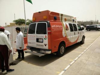 بالتعاون مع مستشفى الملك فهد التخصصي:لجنة أصدقاء المرضى ببريدة تنفذ حملة للتبرع بالدم في غرفة القصيم.