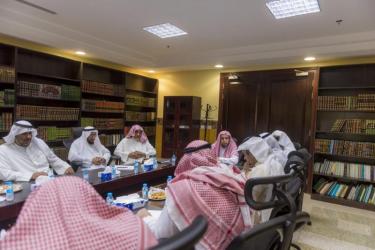 لقاء مع فضيلة الشيخ  إبراهيم بن عبدالله الحسني - رئيس المحكمة العامة ببريدة .